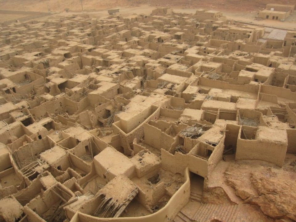 Mabiyat village, Saudi Arabia Mud Brick houses from 6th Century CE.