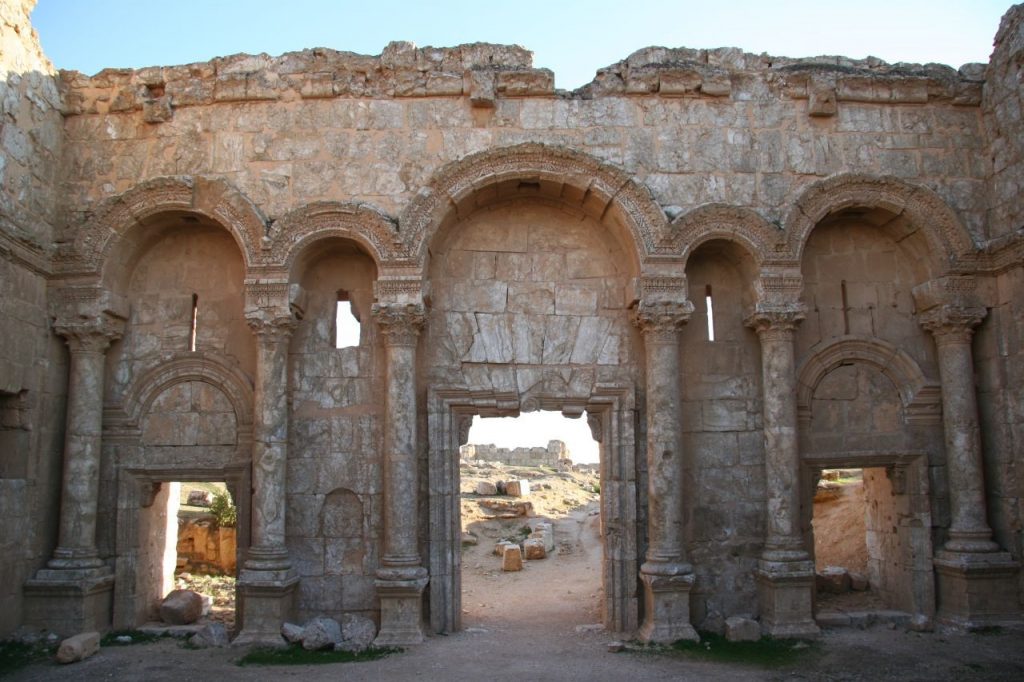 Northern gate of Sergiopolis: City was center of pilgrimage for Ghassanids.