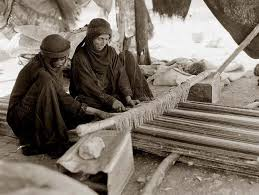 Women weaving at home; Pre - oil Arabia