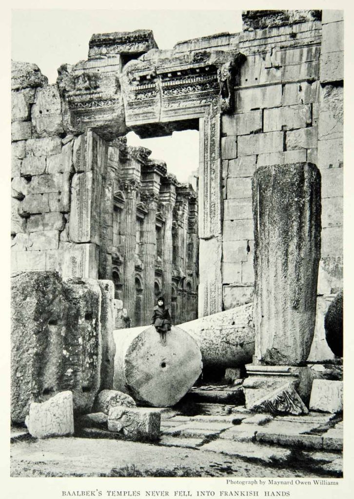 Roman ruins of Baalbek.