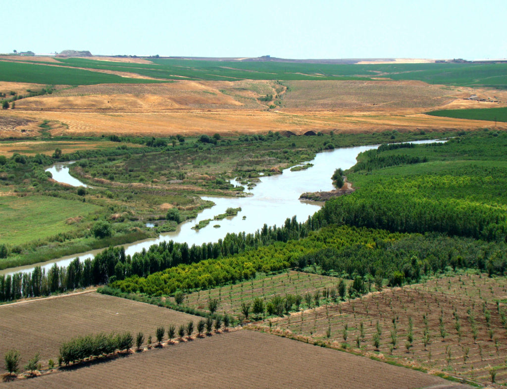 The bed of River Tigris in the agriculturally rich Jazira.