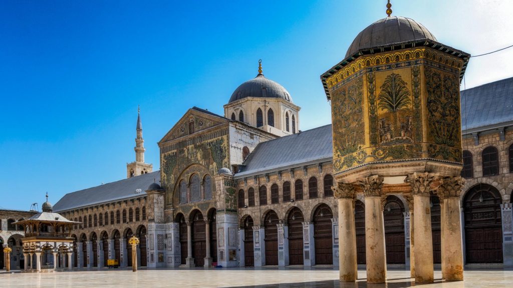 The Grand Mosque of Damascus.