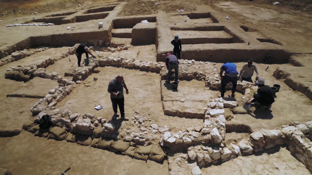 Archaeologists are busy excavating remnants of a mosque at Rahat, Israel.<span id='easy-footnote-1-2670' class='easy-footnote-margin-adjust'></span><span class='easy-footnote'><a href='#easy-footnote-bottom-1-2670' title='Photo credit: Emil Aladjem.'><sup>1</sup></a></span> 
