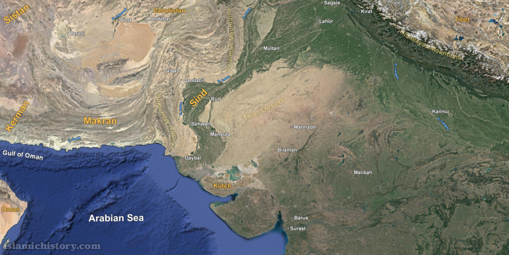 Map of Sind